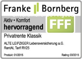 Franke Bornberg Privatrente Klassik Gütesiegel